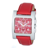 Chronotech Red Leather Watch -   -  Chronotech.